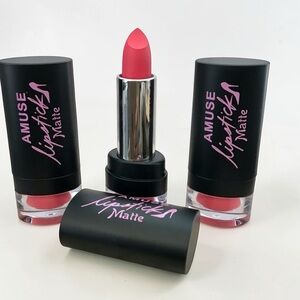 🆕3pcs Amuse Matte Lipstick
